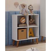 Cômoda Infantil Montessoriano Nicho Analu Branco Fosco Carolina Baby
