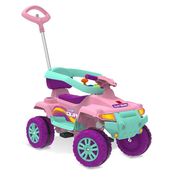 Carrinho de Passeio e Pedal Superquad Rosa Bandeirante