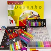 Kit Para Pintura Artística Profissional Papelaria  VMP