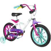 Bicicleta Infantil Caloi Aro 14 Cecizinha Branca Nathor