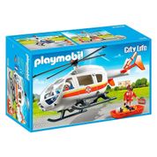 Playmobil Helicóptero De Emergência Médica 6686