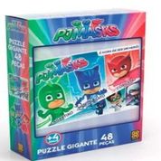 Quebra Cabeça Puzzle Gigante 48 Pçs Pj Masks Grow- 3522