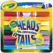 Canetas Head Tails - Ponta Dupla 16 Cores - Crayola