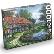 Quebra Cabeça Puzzle 1000 Pçs Recanto Dos Cisnes Grow 3458