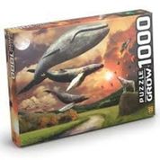 Quebra Cabeça Puzzle 1000 Pçs Flying Whales Grow- 3608