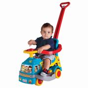 Andador Bichos Azul Com Aro Luzes E Som Magic Toys- 1014