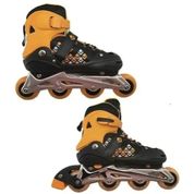 Patins In Line Laranja e Preto Tam 31/34 - Vollo VPL251P