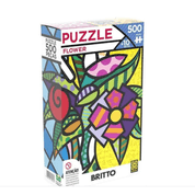 Quebra Cabeça 500 Peças Romero Britto Flower - Grow 3946