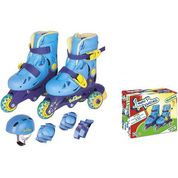 Patins TriLine Ajust. C/Acessórios Azul 26/29 TL-01A Fenix