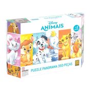 Quebra-Cabeça Panorama Disney Animais 350 Peças - Grow