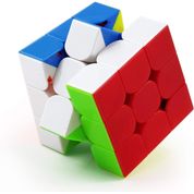 Cubo Mágico 3x3 colorido sem adesivo