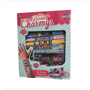 Kit Monte Sua Pulseira Beaut Charmys Com Cartela De Adesivos - Toyng