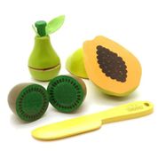 Kit Frutinhas com corte (Mamao, Pera e Kiwi) Faca - NewArt