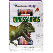 Megakit para Colorir: Fantásticos Dinossauros - Todolivro