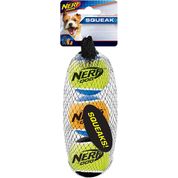 Brinquedo Nerf Bola de Tênis com Squeaker para Cães de Pequeno e Médio Porte  Cores Sortidas