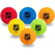 Franklin Sports Mini Espuma Hockey Balls - Knee Hockey Balls for Kids - 6 Soft Foam Mini Hockey Balls - Cores Variadas