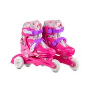Patins 2 em 1 - Disney - Minnie - Inline - Tam 31-34 - Multikids - Rosa