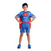 Fantasia Infantil Super Homem Curta