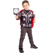 Fantasia Camiseta Casual Thor infantil com capa