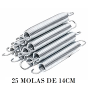 Kit Molas para Cama Elástica Pula Pula - 25 Molas de 14cm