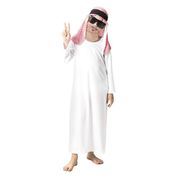 Fantasia Arabe Infantil Roupa de Sheik Com Máscara