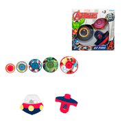 Kit Pião 7 Peças com Luz Avengers - Etitoys