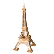 Torre Eiffel Quebra Cabeça 3D - Madeira - TG501 - Robotime