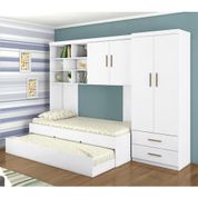 Conjunto Quarto Infantil Maísa Branco com Colchões