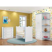 Conjunto Quarto Infantil Louis Menino Branco Azul