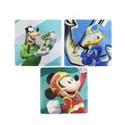 Conjunto 3 quebra cabeça de papel 12 16 20 peças Mickey