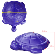 Tanque de Areia Jabuti Roxo Com 100 Bolinhas