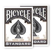 Par Baralho Bicycle Standard Preto (2 baralhos)