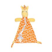 Naninha Com Prendedor De Chupeta Girafa Amarelo Pimpolho Tamanho:Único;Cor:Amarelo