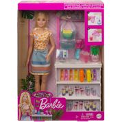 Boneca Articulada Barbie Bar de Vitaminas GRN75 Mattel