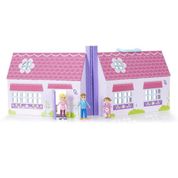 Playset Casa De Madeira Casinha de Boneca Daisy Imaginarium