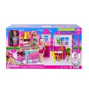 Boneca Barbie Playset Cook'n Grill Restaurant Mattel HBB91