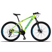 Bicicleta Z3-X Aro 29 Quadro 15 Alumínio 27 Marchas Freio Disco Hidráulico Amarelo Azul - Dropp