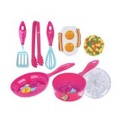 Conjunto de Cozinha - Barbie - 32,5 cm - Cotiplás