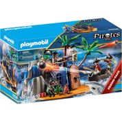 Playmobil Conjunto Escoderijo Ilha do Pirata 120pçs - 70556