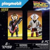 Playmobil de Volta Para o Futuro Marty Mcfly Dr Emmett Brown