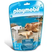 Playmobil Saquinho Animais Marinhos Familia Foca 9069