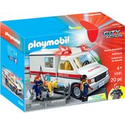 Playmobil 5681 - Ambulância E Paramédicos Com Luz E Som