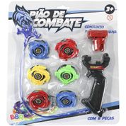 Conjunto Pião de Combate 6 Peças Beyblade