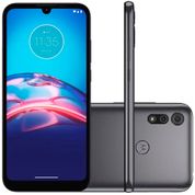 Smartphone Motorola Moto E6I 32GB 2G de RAM Tela 6.1'' Câmera Dupla 13MP + 2MP Frontal 5MP Cinza Titanium