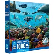 Quebra Cabeça Criaturas Marinhas 1000 Peças Toyster