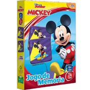 Jogo Da Memória Mickey 48 Peças