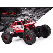 Carrinho Remoto Controle 4ch 4x4 Truck Off Road Vermelho