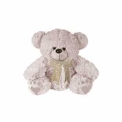 Pelúcia Infantil - 30 cm - Urso Baby - Areia - W.U. Bichos de Pelúcia