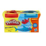 Massa De Modelar Play Doh 2 Potes Sortido Lavável Hasbro