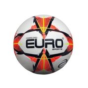 Bola Futebol Campo Oficial Euro Pro Sports Branca/Laranja